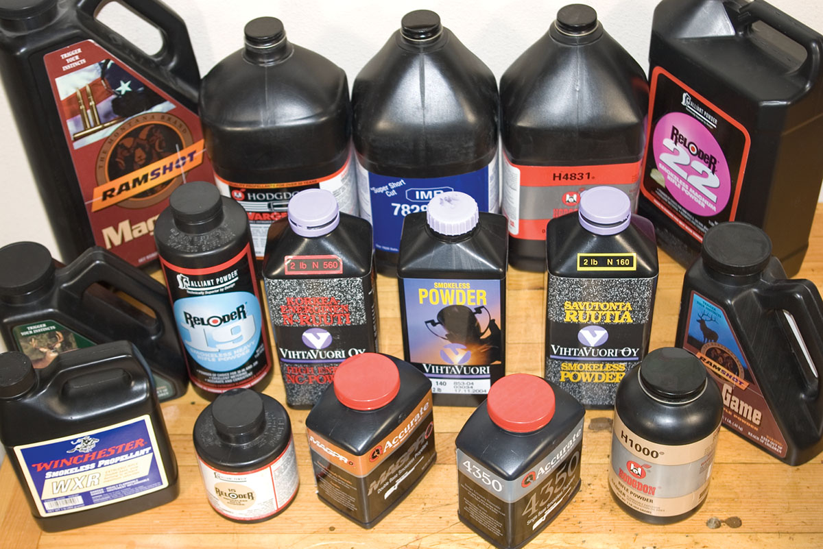 John tried a variety of powders in the .243 Winchester.